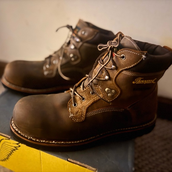 NEW Thorogood Waterproof Composite Toe Men’s Work Boots- Diff Sizes! L 13 / R 12 - Picture 3 of 16